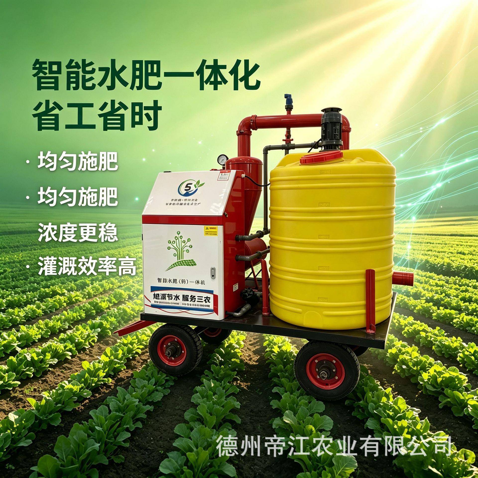 帝江施神器移动式水一体机农用果园便携式灌溉设备源头工厂