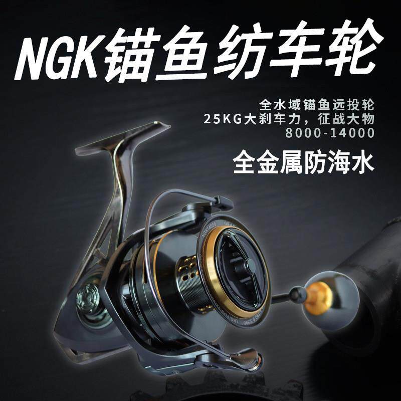 大型卷线器全金属防海水沙滩远投轮25KG卸力全水域海竿巨物锚鱼轮