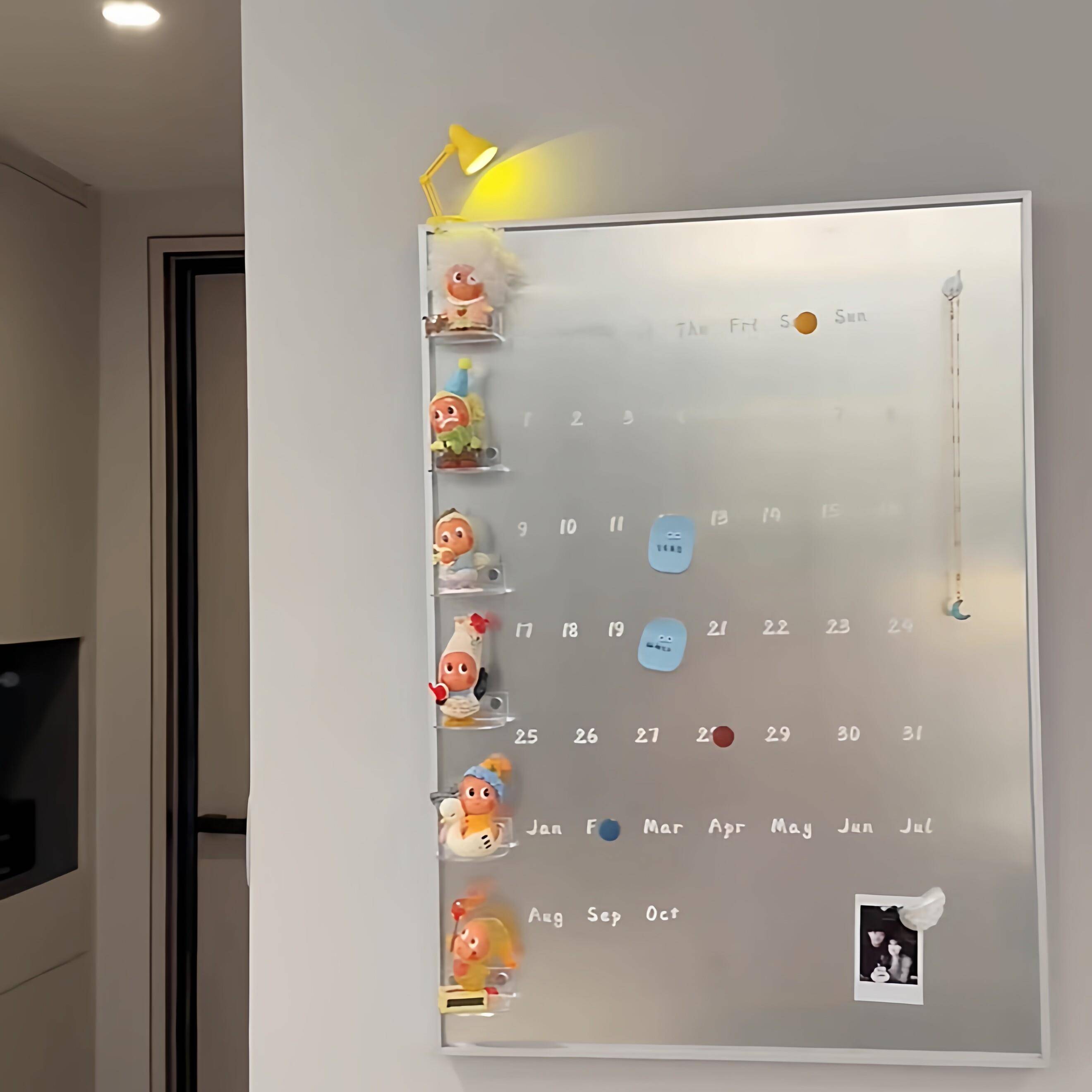 磁吸不锈钢装饰画盲盒收纳展示架电表箱盒遮挡装饰新家乔迁礼物