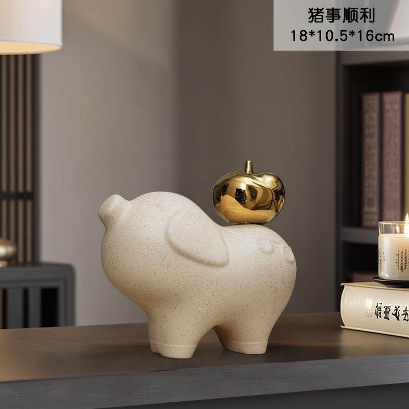 正品新式马有钱招摆件家居好物摆件客厅玄关电中视柜上酒柜装财饰