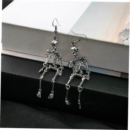 Halloween Skeleton Earrings and Earrings Female万圣节耳环