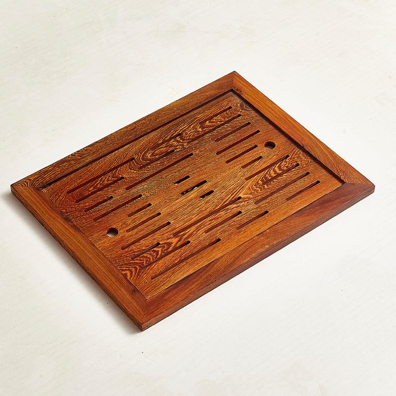 花间梨木鸡翅木盘ALP家茶桌嵌入式茶台茶桌茶中用漏水板厂家可订