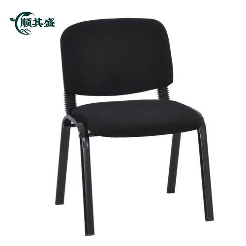 办公家具办公椅新闻椅家用电脑椅简约靠背麻布椅加粗管培训椅子