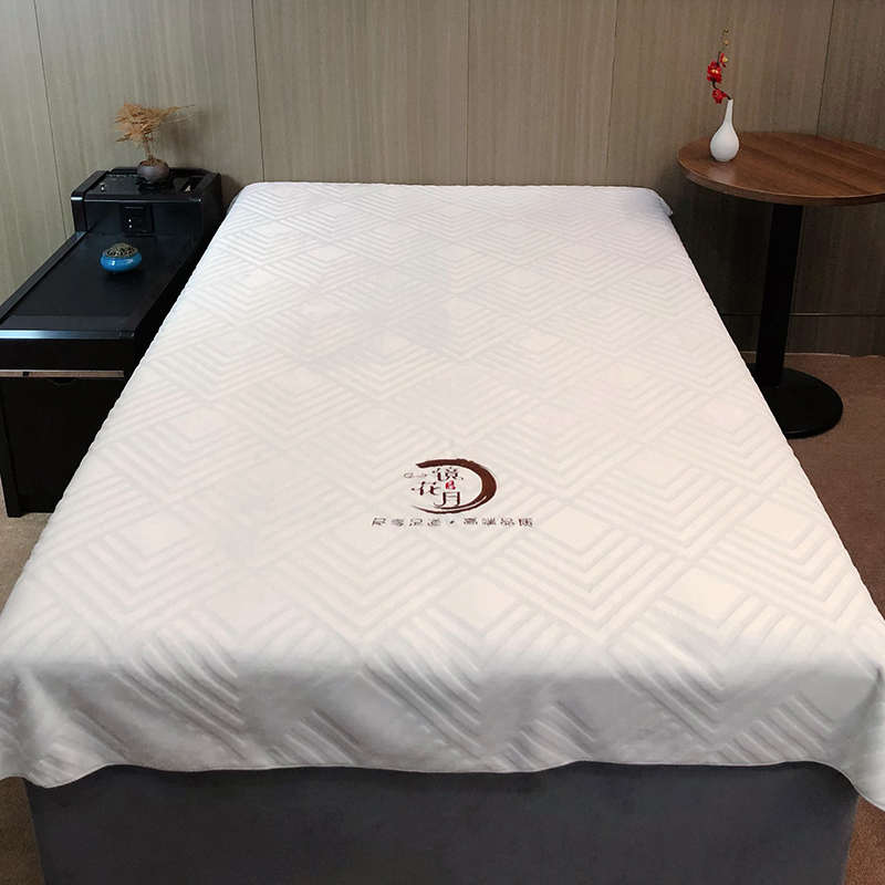 足疗足浴店按摩沙发巾防滑 泰式美容床单榻榻米spa床单专用一整张