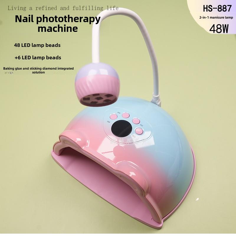 新款美甲产品二合一美甲光疗机固化灯传感器不干燥快干智能美甲烘