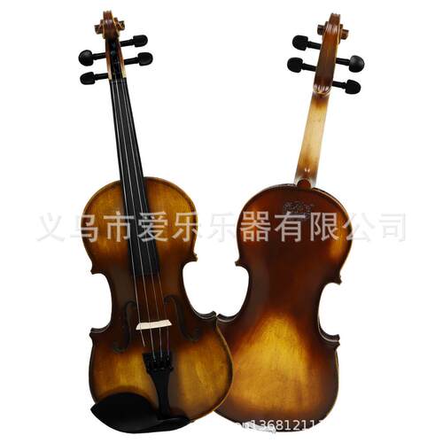 小提琴云杉实木初学者4/4成人入门手工制作小提琴套装violin