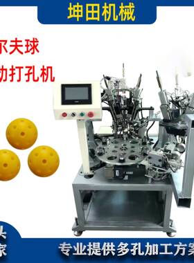 40孔匹克球多轴自动钻孔机器真实源头厂家坤田机械