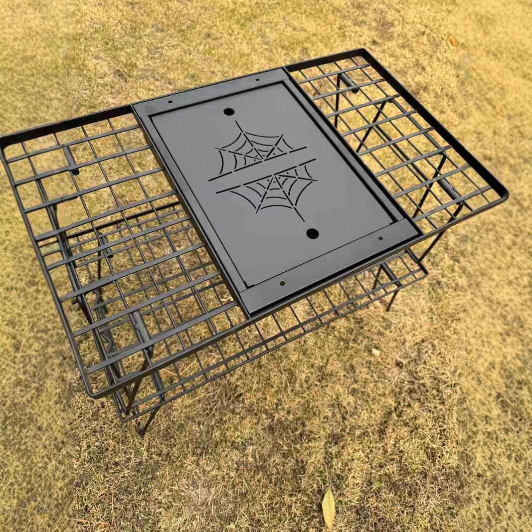 igt功能组合桌泡茶盘嵌入式茶盘接水盘户外野露营便携折叠桌配件