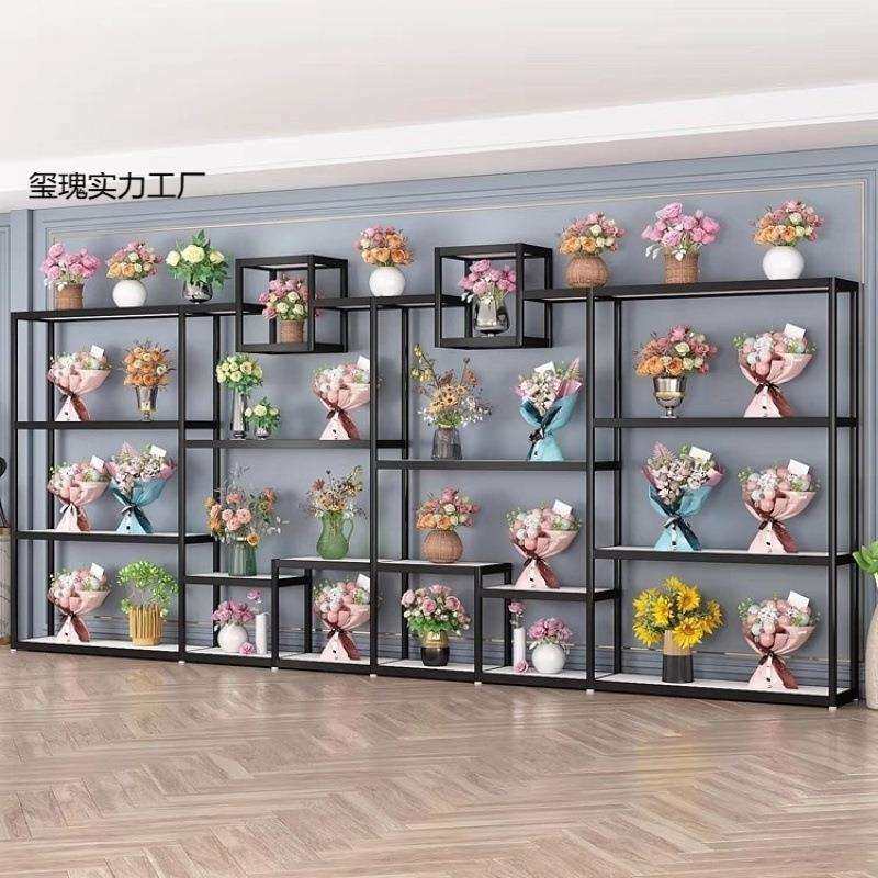 花店花架展架绿植架多肉货架盆花架子花束架展示架花桶货架鲜花架