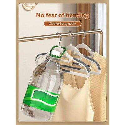 10PCS Clothes Hanging Household Hangers Non-slip Dormitory