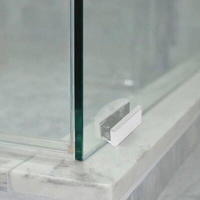 2 Pcs Door Swing Stopper Sturdy Guide Sliding Bottom Mount