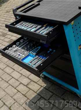 正品德国AZET具套装6工抽屉多功能维修推车汽车车间工具H柜移动汽