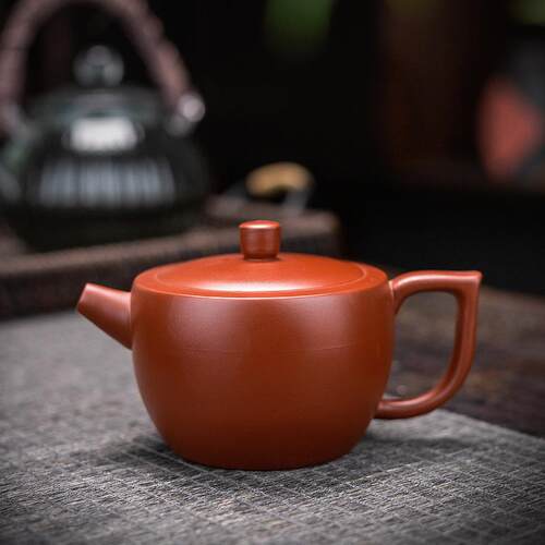 紫砂壶原矿朱泥井栏壶单人功夫茶具套装家用茶壶泡茶神器可定