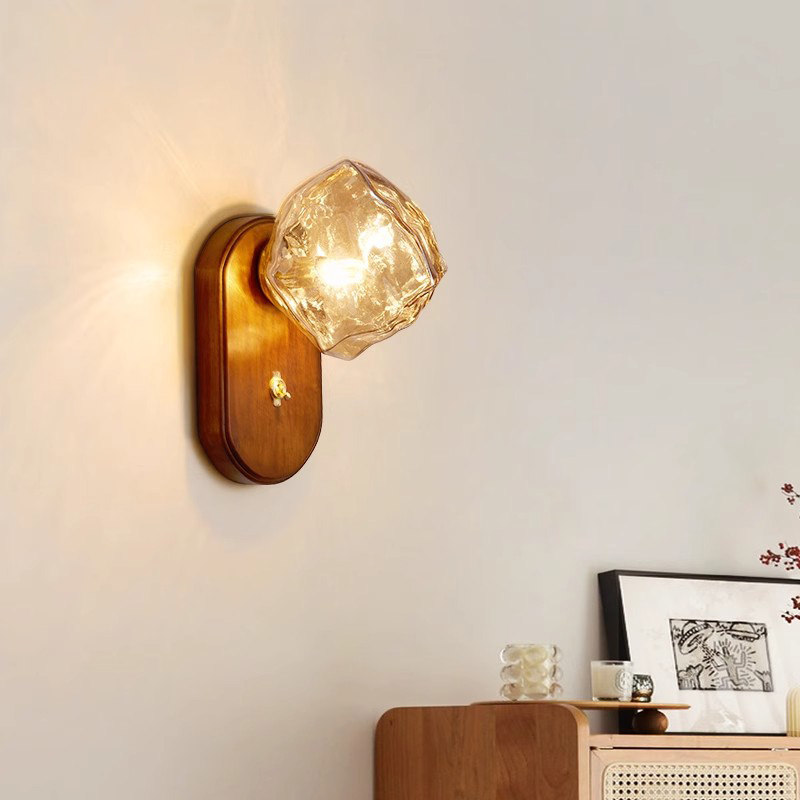 设计师冰块壁灯日式复古简约客厅背景墙灯饰极简主卧室床头氛围灯,家装灯饰光源,壁灯,淘宝优惠券,粉丝福利购,淘宝优惠卷