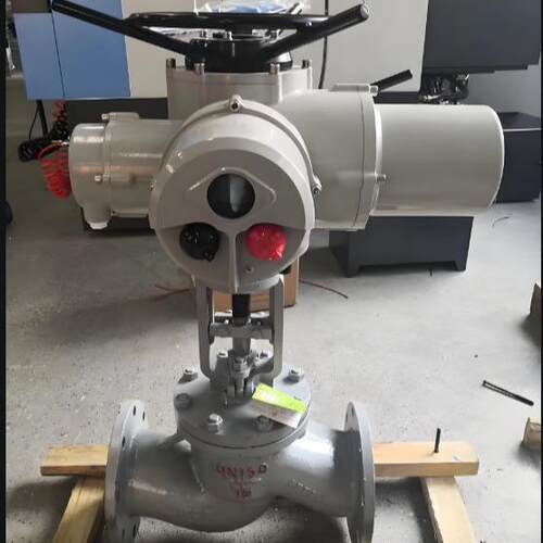 户外普锈通开关型电动法兰不钢截止阀J94W-16P1DN65