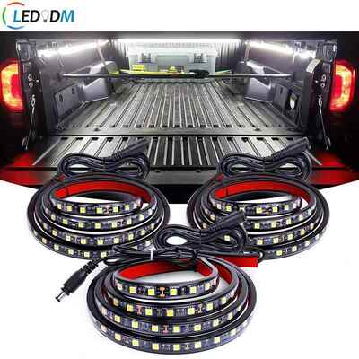 一拖三皮卡车厢灯条505060英寸1.5M长套管防水三条带开关线LED