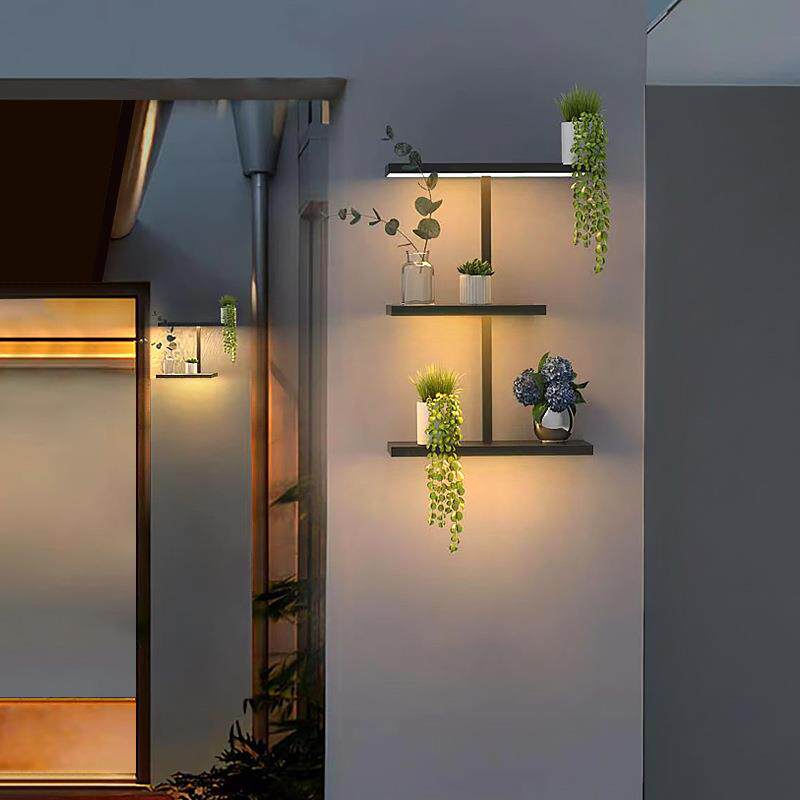 户外壁灯防水庭院灯别墅花园灯室外简约壁灯阳台装饰灯太阳能墙灯