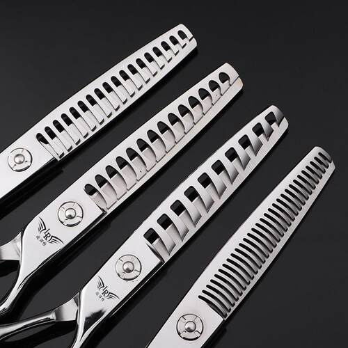 专业调色无痕牙剪鱼骨剪打薄剪正品去量50美发理髲剪刀发型师专用