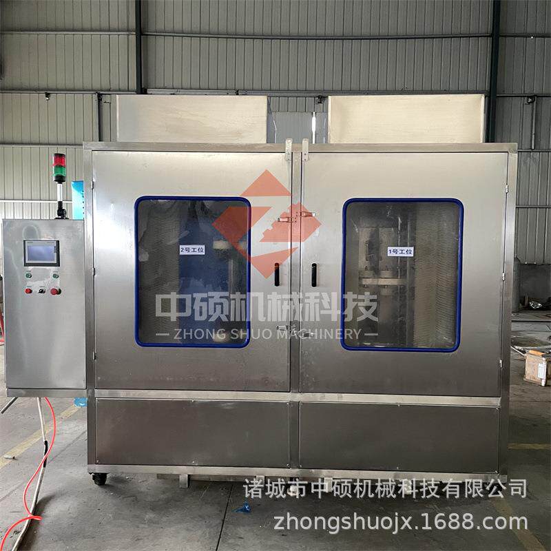 不锈钢桶清洗机大型连续式洗桶设备全自动奶桶清洗线