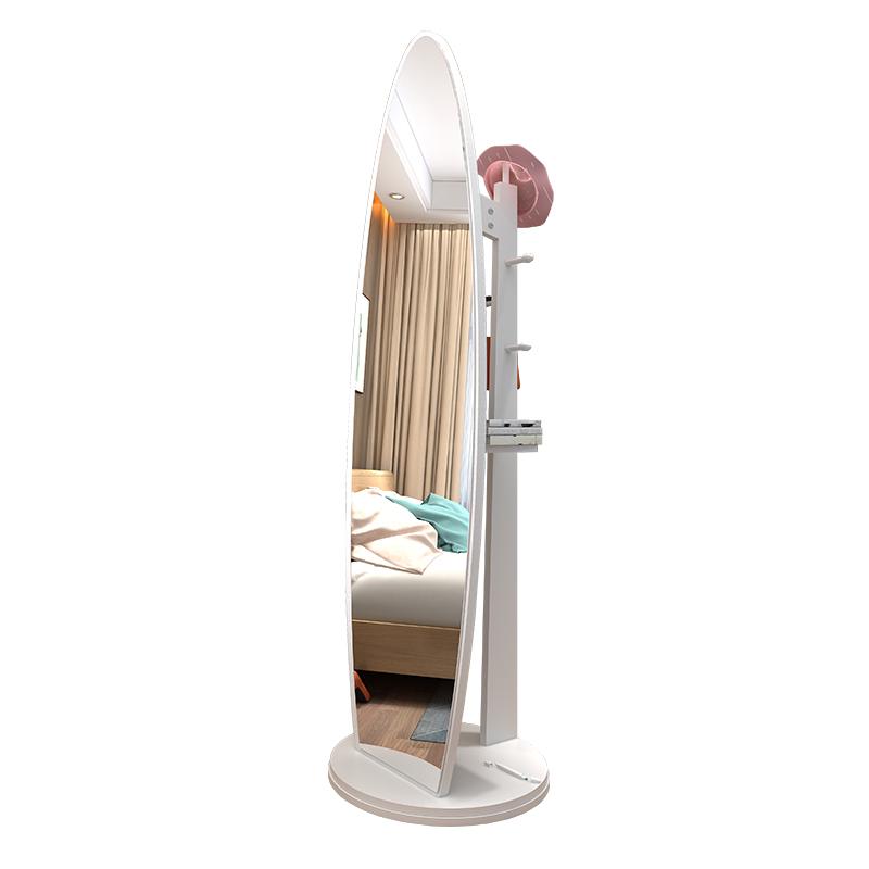M*M*全身镜穿衣镜旋转试衣镜落地镜换衣镜立体镜子粉色女卧室家用