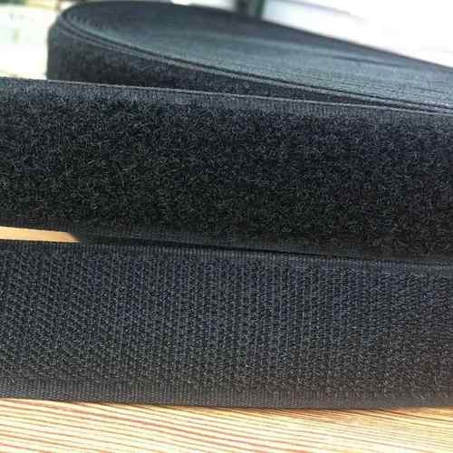 魔术贴厂家10cm全涤纶魔术贴无胶子母扣缝纫型粘扣带黑白现货