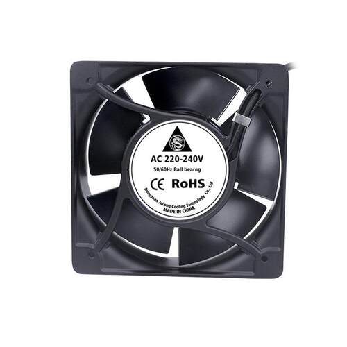 15050铝框铝叶全金属220V380V耐高温充电桩光伏储能交流散热风扇