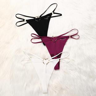 Sexy Sports Panties Ms Underpants Seamless Thong G String 裤