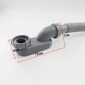 浴缸下水管防臭伸缩排水管拖布池木桶底盆下水洗澡盆落水管