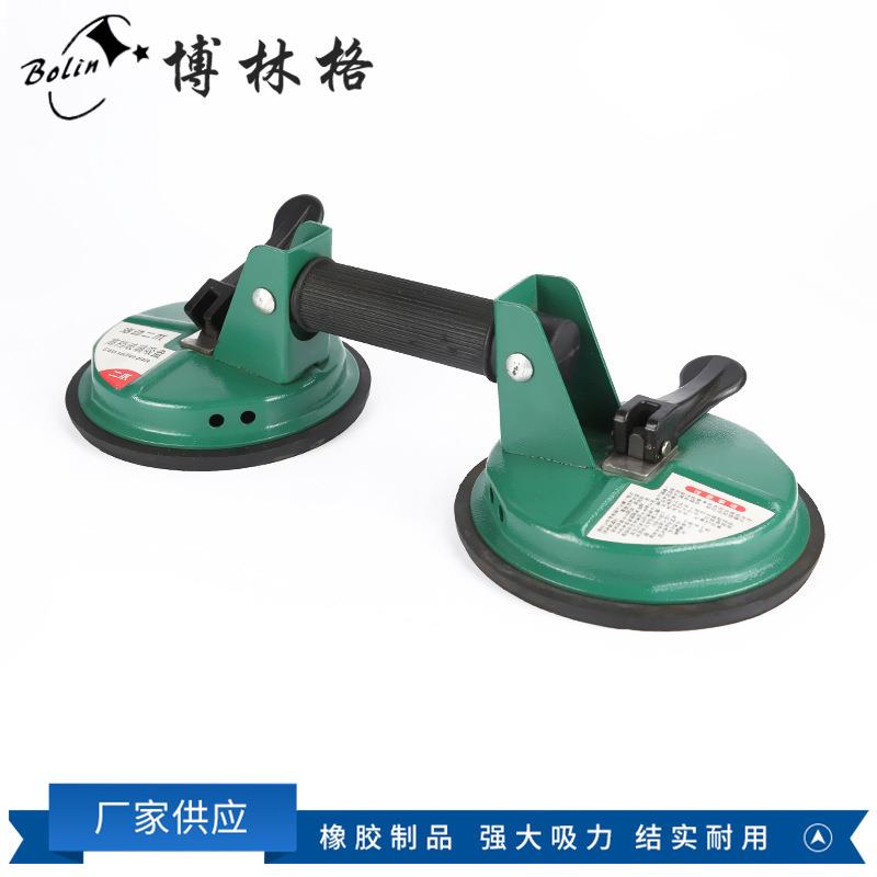 绿色重型二爪瓷砖玻璃吸盘浙江活动型二爪玻璃真空吸盘
