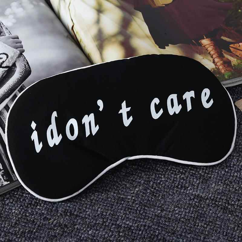 韩版可爱护眼罩冰袋 睡眠遮光透气冰敷热敷 午休睡觉个性遮眼罩