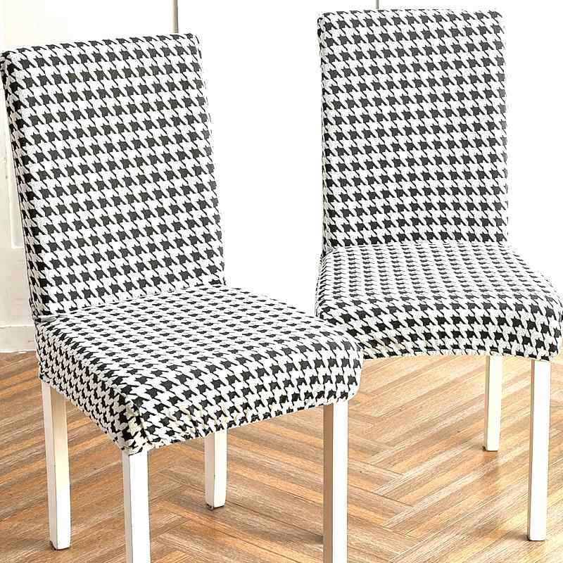 千鸟格加厚弹力万能通用餐桌椅子套罩坐垫靠背2026轻奢高级木板凳,居家布艺,椅套/椅垫,淘宝优惠券,粉丝福利购,淘宝优惠卷