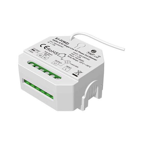 AC100-240V 1路*1.5A Zigbee+RF 单火线切相调光器 S1-F(WZ)