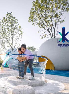 玻璃钢雕塑大型主题屋装置商业美陈DP点户外滑梯IP商场网红打卡点