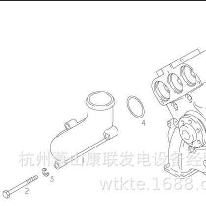 51.06301-0368 1 冷却水管D2842LE203德国曼