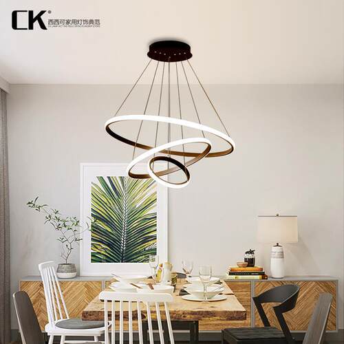 北欧led餐厅吊灯现代简约吧台灯卧室房间灯饭厅个性2026新款灯具