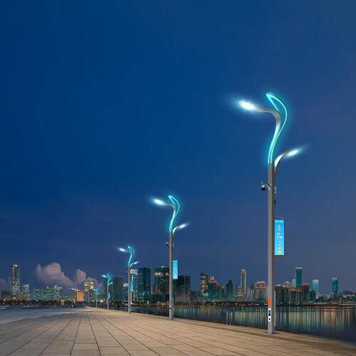 l慧edOMA智路灯杆户外路灯八位一体灯edl智路慧玉兰灯路灯杆