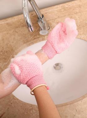 五指搓澡巾手套式士洗澡巾家强力搓泥士粗砂澡堂XY-MYST一次用性