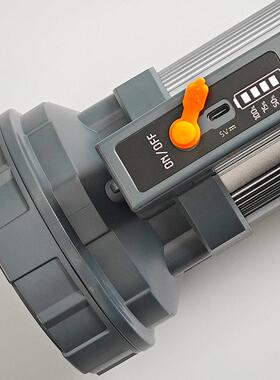 泰格信998PLED充电远射户外探照灯大功率超亮光手提巡逻灯厂家