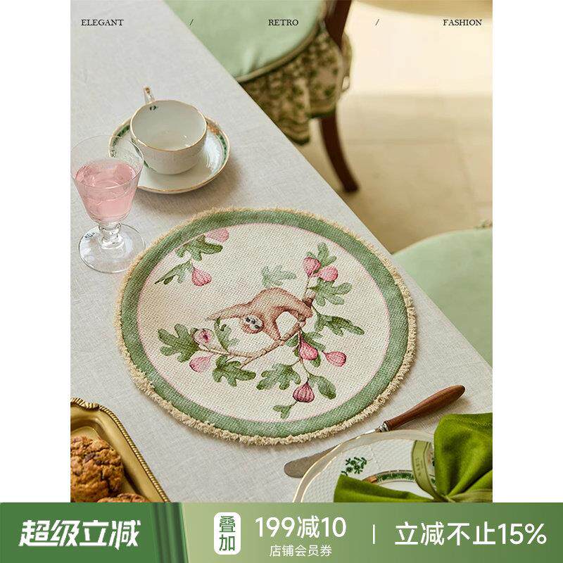 蜡笔派系列餐垫餐巾法式高级感垫布纯色百搭餐巾氛围感家用隔热垫