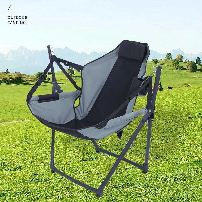 沙滩露台携摇椅式躺椅可椅子露营可折叠庭院户外定 制户外摇躺椅