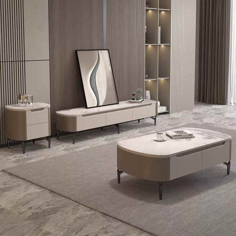 茶几家C1111用客厅轻奢加厚岩厅收板简约现储代客小户型物茶桌纳