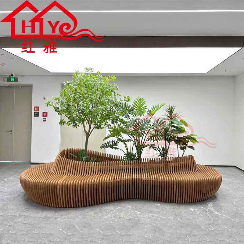 实木切商片花池场造景等大花坛坐弧形凳树池座椅室内休闲椅HY-240,住宅家具,公园椅,淘宝优惠券,粉丝福利购,淘宝优惠卷