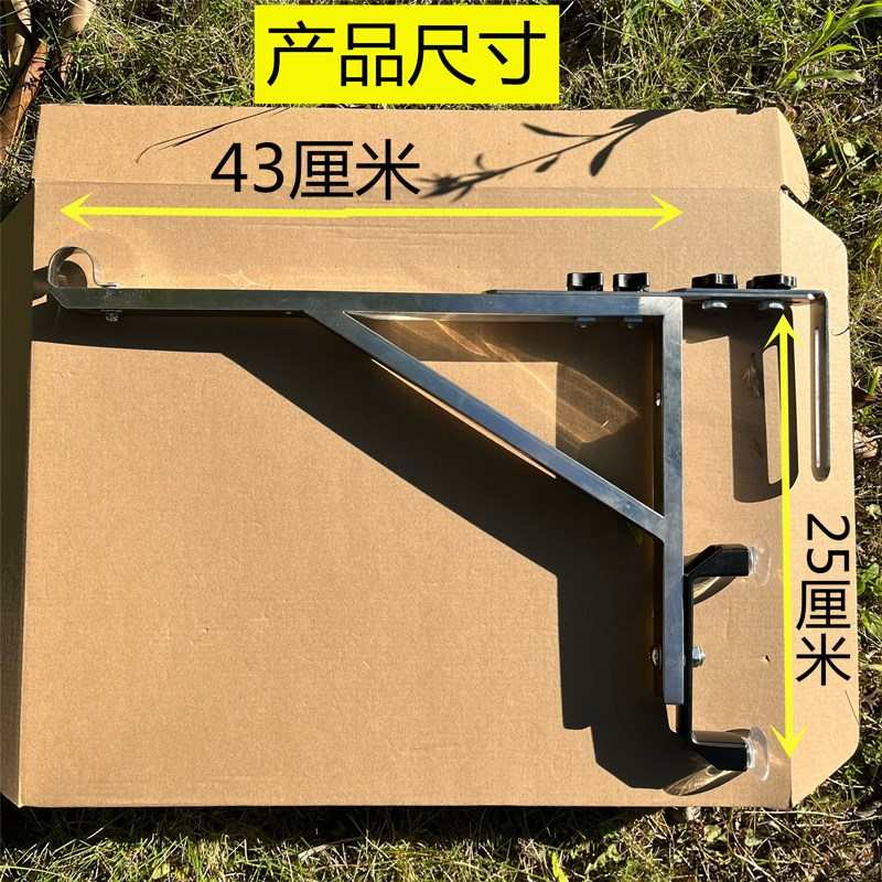 不锈钢窗户免打孔晾衣架阳台晾衣晒被神器防盗窗护栏窗外晾衣架