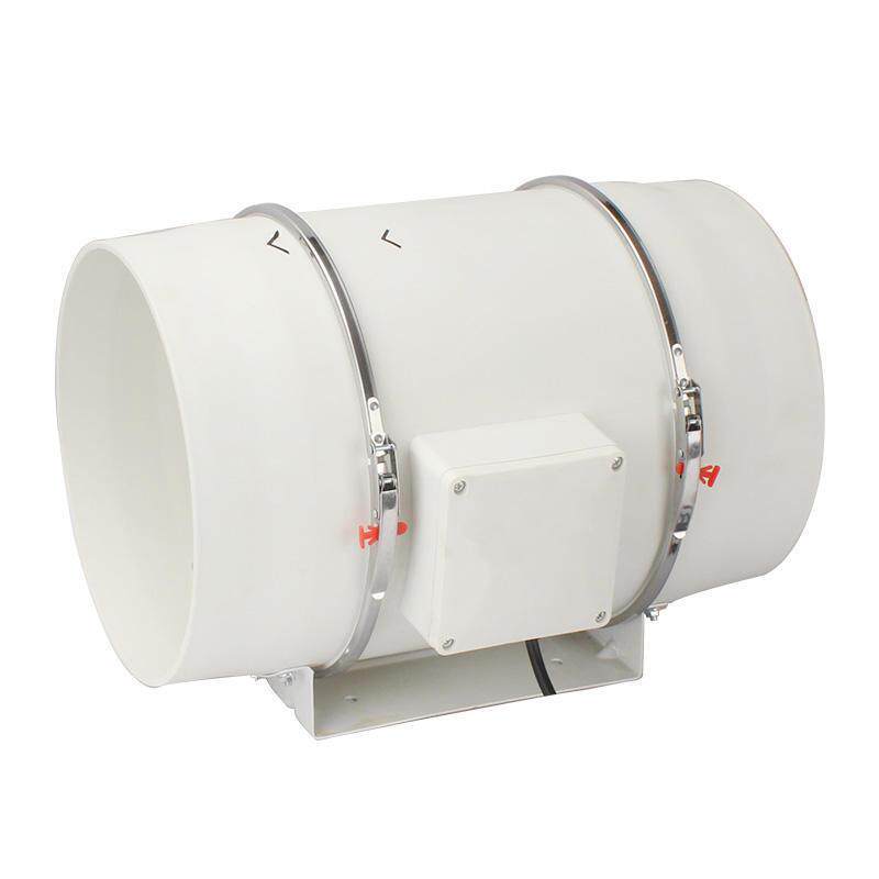 XGF2E-250型号 4寸~ 8寸家用静音管式管道塑料风机带强通风系统