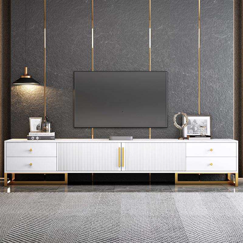 电视柜客厅家用现代简约小户型落地收纳储物柜一体茶几电视柜组合