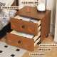 床头柜免安装 复古轻奢高级感小型创意高颜值储物烤漆收纳 实木法式