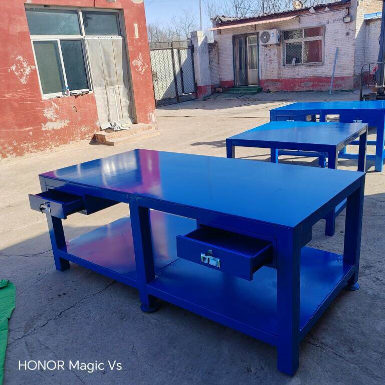 焊接钳工平台钳工桌飞模台钳工台重型钢板钳工台重型工作台展示台