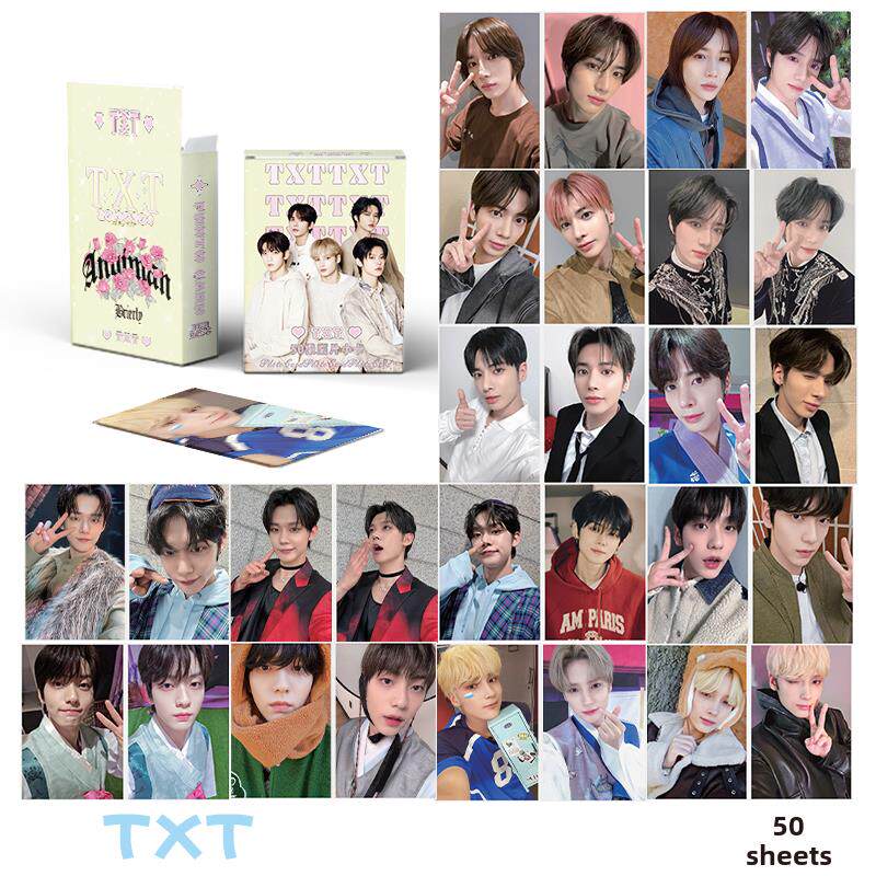 Tomorrow X Together镭射小卡TXT崔秀彬崔连准专辑小卡LOMO卡50张