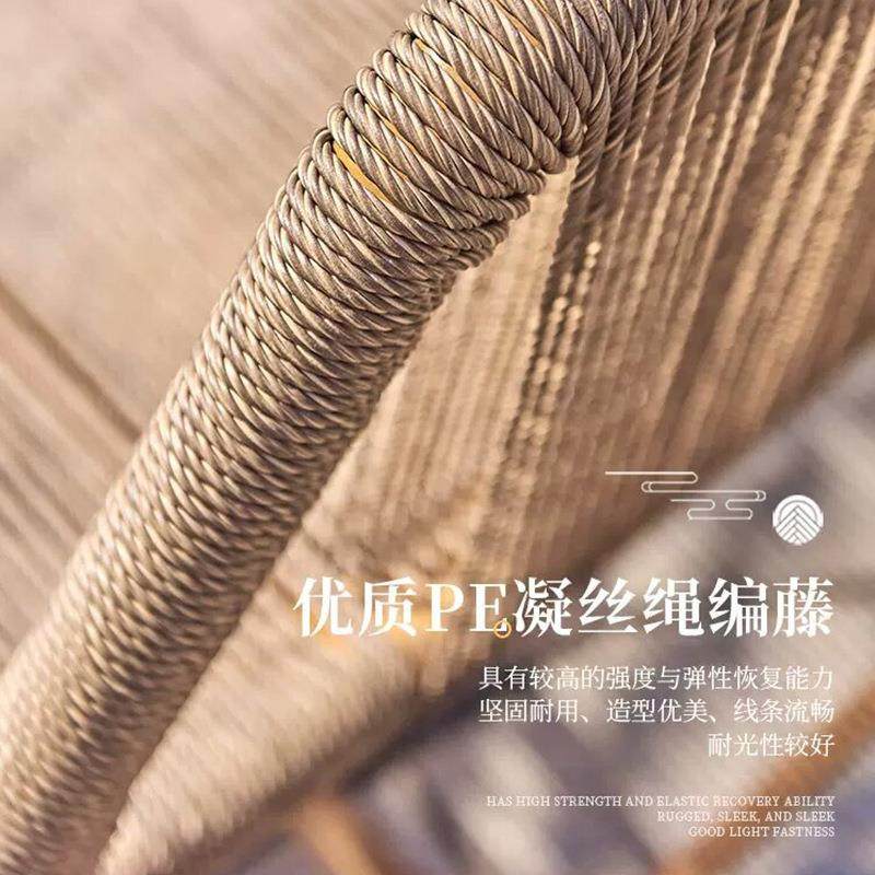 户外庭院休闲吊千PCW床花园创风意秋民宿田园摇摇吊椅室外阳台网