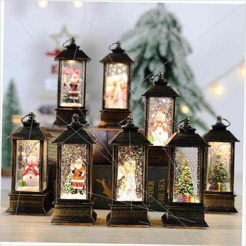 Christmas crystal lights Santa Lights party decorations圣诞